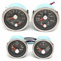 Veethree Boat Gauge Set - Solaris Tachometer Speedometer (4PC)
