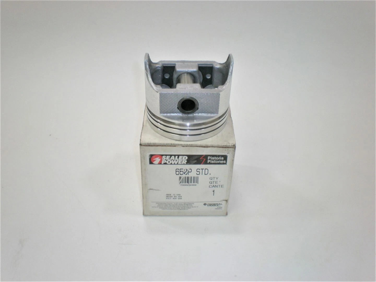 Federal Mogul Sealed Power 650P Marine Boat Engine Motor Cast Dish Piston