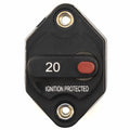 Boat Circuit Breaker - 20A 32V DC with Manual Reset Button