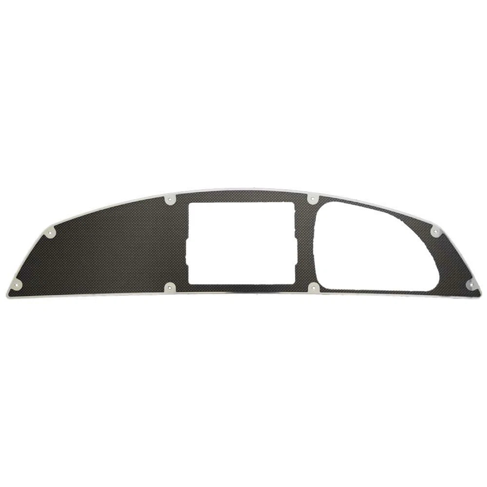 Ranger Boat Blank Dash Panel - Aluminum Silver Black