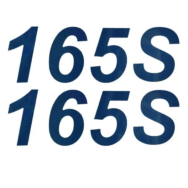 Lowe Boat Model Decals - 165 S Cobalt Blue Stickers (pair)
