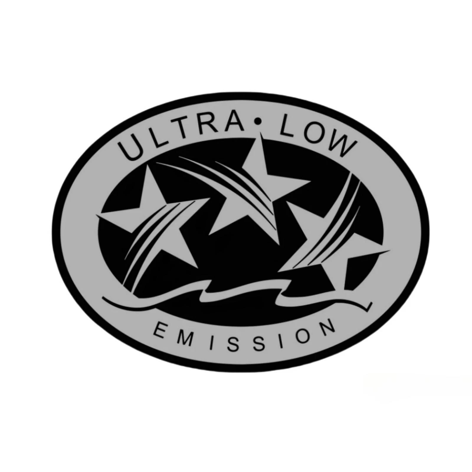 For Johnson Evinrude Tohatsu Outboard Ultra Low Emission 3 Star Sticker Silver