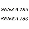 Larson Boat Emblem Decal Stickers - Senza 186 Pair