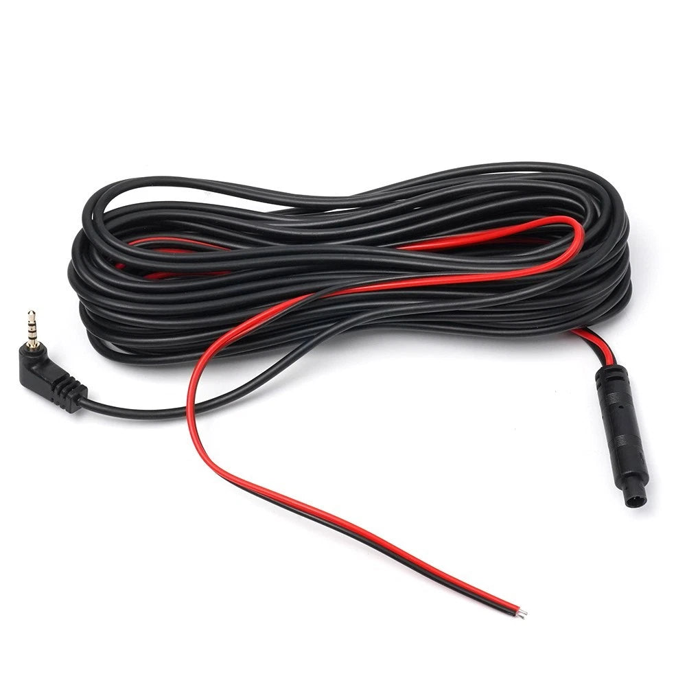 Video Cable Extension Cable 12V 5Pin Cord Wire Black Campers Extension Cable