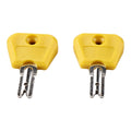 2X Ignition Keys 906591 for Clark Forklift Heavy Equipment
