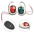 Effective Signal Solution Red & Green 8 LED Navigation Lights for Boat Pontoon