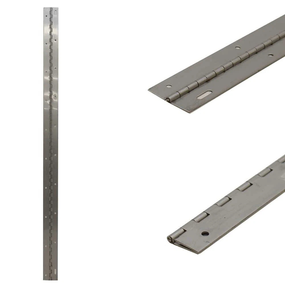 Boat Piano Hinge Stainless Steel - 38 X 2 Inch 18 Gauge
