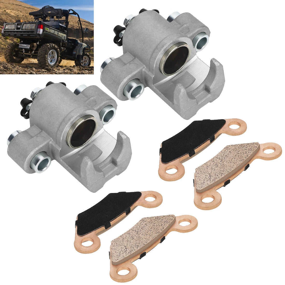 2pcs Rear Brake Caliper for John Deere Gator 620i 625i 825i 850D 855D AM134790