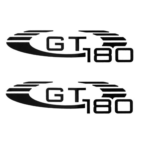 Glastron Boat Model Decals 573035 - GT 180 Black Stickers (pair)