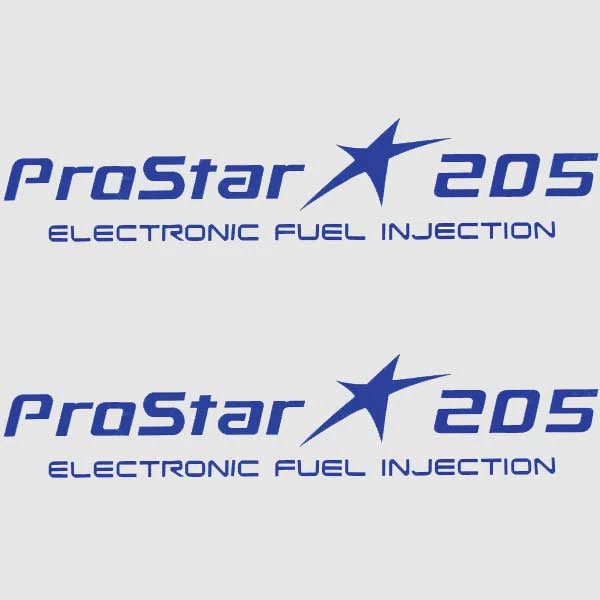 MasterCraft Boat Brand Decals 759920 - ProStar 205 Blue (pair)