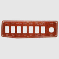 Bayliner Boat Switch Panel 1850908 - 11 7/8 Inch Woodgrain Plastic