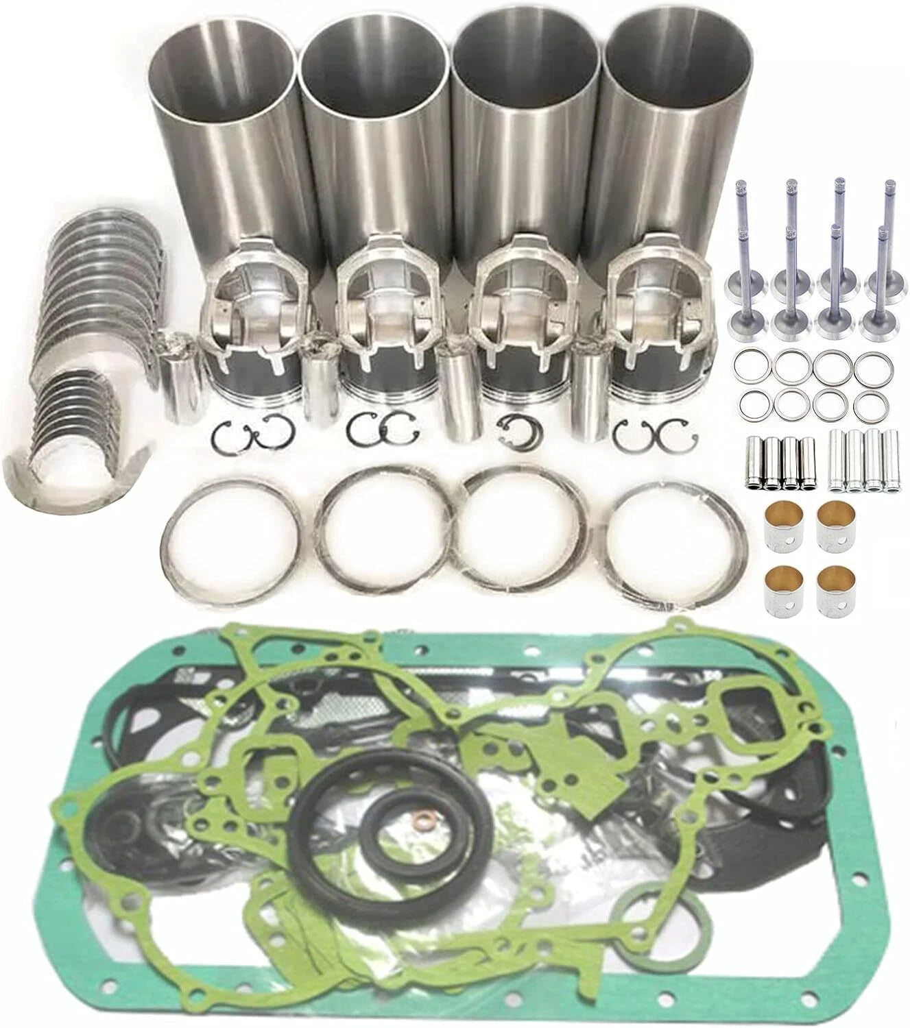 Overhaul Rebuild Kit for K4M Mitsubishi B25 S30 B30 S550 B550 S580 Loader Piston