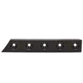 Tracker Boat Rod Holder Panel - with Gaskets 18 1/2 X 3 Starboard Black