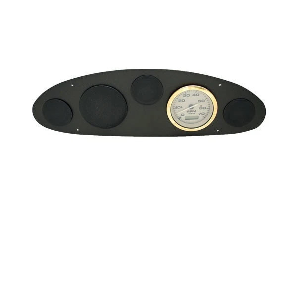 Palm Beach Pontoon Boat Gauge Panel - CastMaster Black