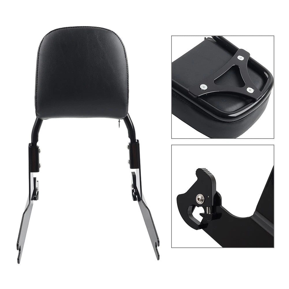 Passenger Backrest Sissy Bar for Harley Dyna Street Bob Low Rider FXD 2006-2017