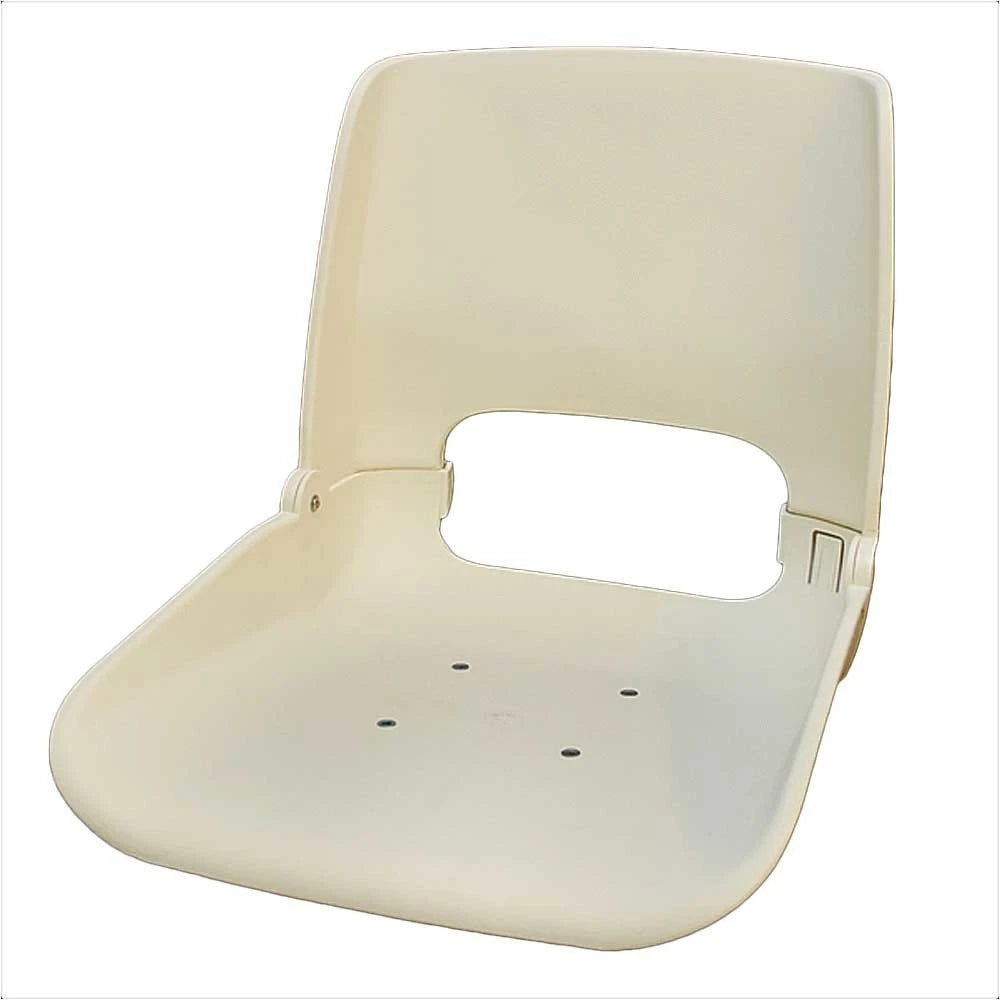 Tempress Boat Folding Seat Shell 46061 - 5 X 5 Off White Plastic