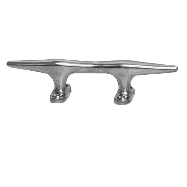 Boat Open Base Deck Cleat - 8 Inch Stainless Steel