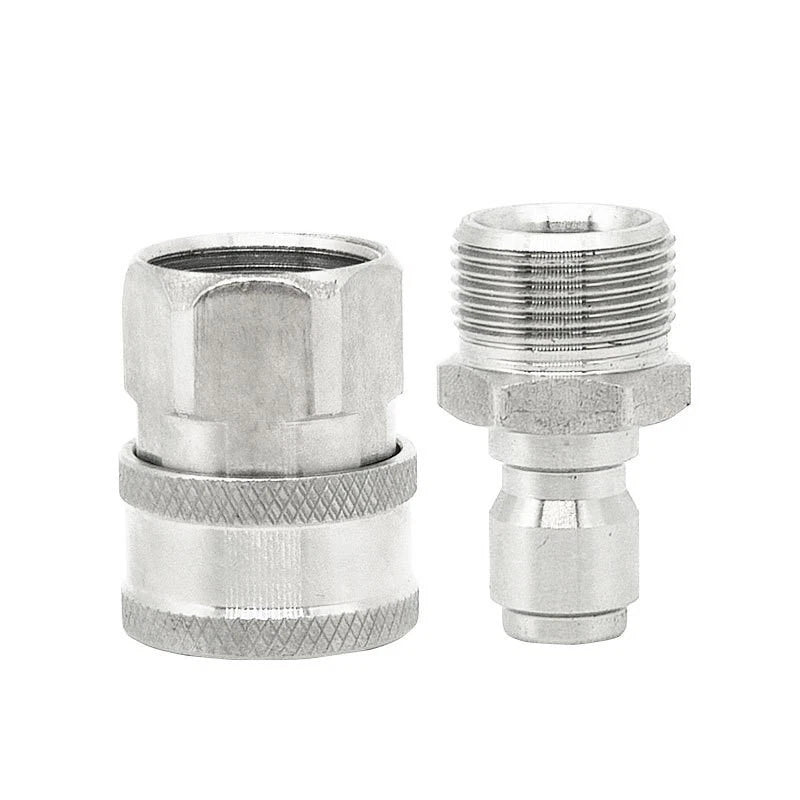 Stainless Steel 3/8 Inch Quick Connect Spout Adapter for 200bar Pressure Washer