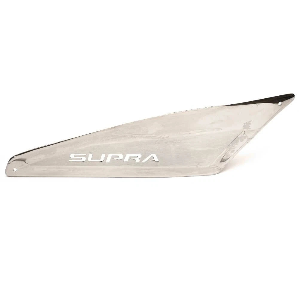 Supra Boat Curved Logo Insert 113199 - 15 1/2 X 4 Inch Stainless