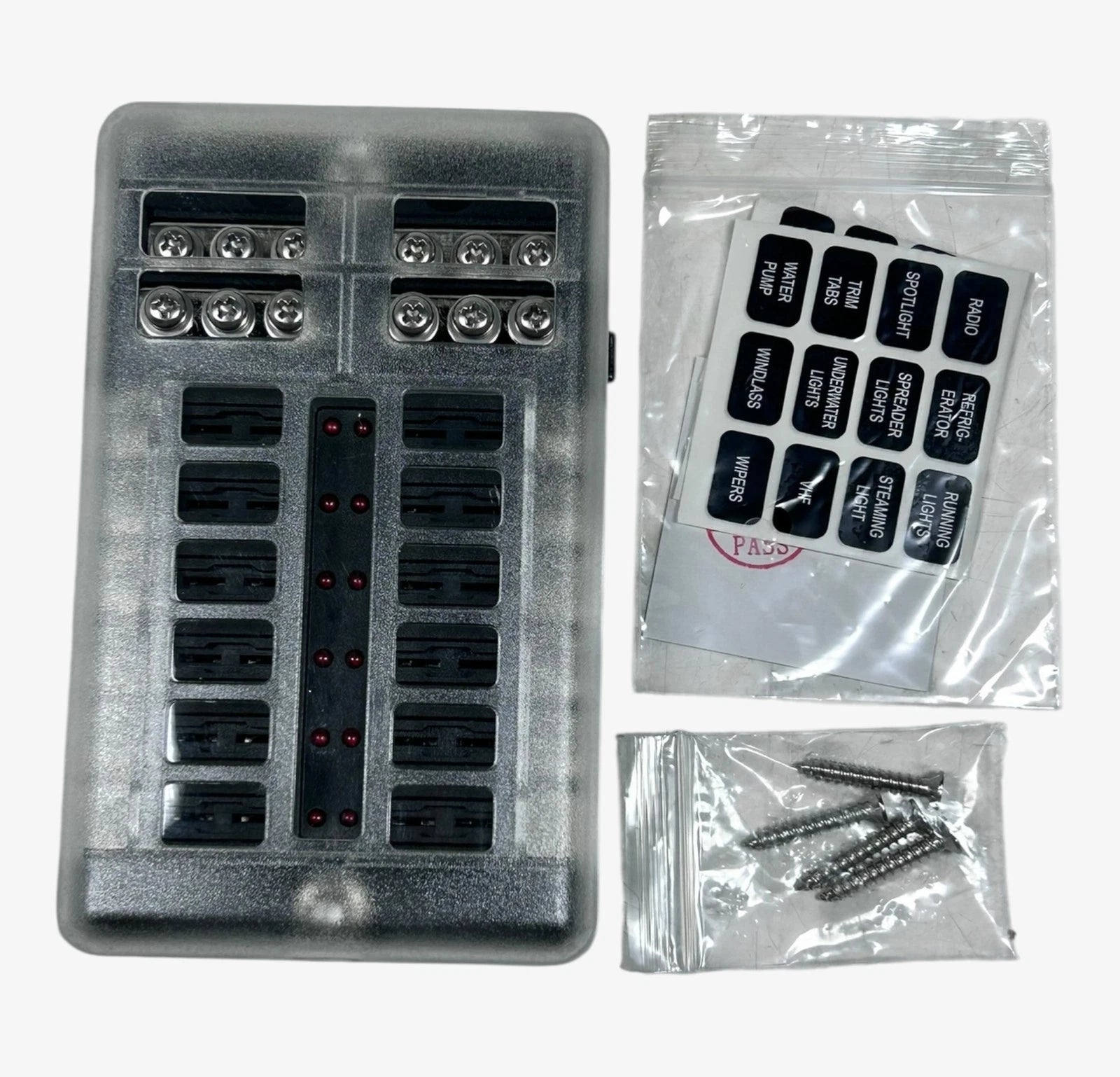 Hardin Marine 3200-0001-012, Circuit Breaker Assembly 12 Position Breaker Panel