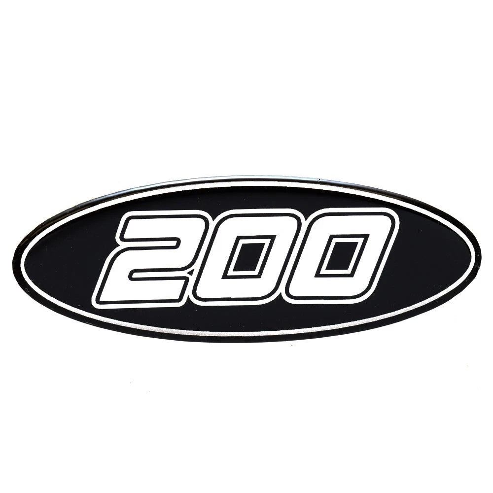 Crownline Boat Raised Decal 40712 - 200 Black Mirror