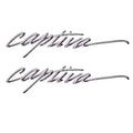 Rinker Boat Decal - Captiva Gray White Stickers (pair)