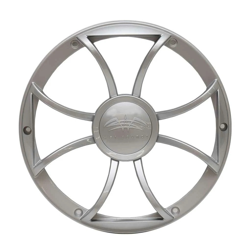 Wet Sounds Boat Speaker Grille GXS-10FA - Silver 10 Inch