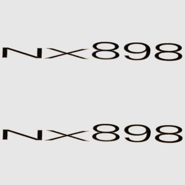 Tracker Marine Boat NX898 Decal 103109 - 17 3/4 Inch (pair)