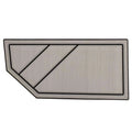 Supra Boat Non-Skid Deck Mat - Foot Step 22 1/2 X 11 Inch Gray Black
