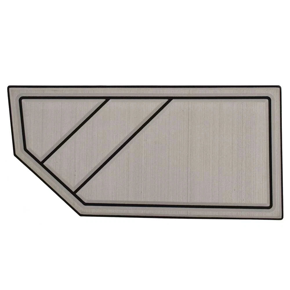 Supra Boat Non-Skid Deck Mat - Foot Step 22 1/2 X 11 Inch Gray Black