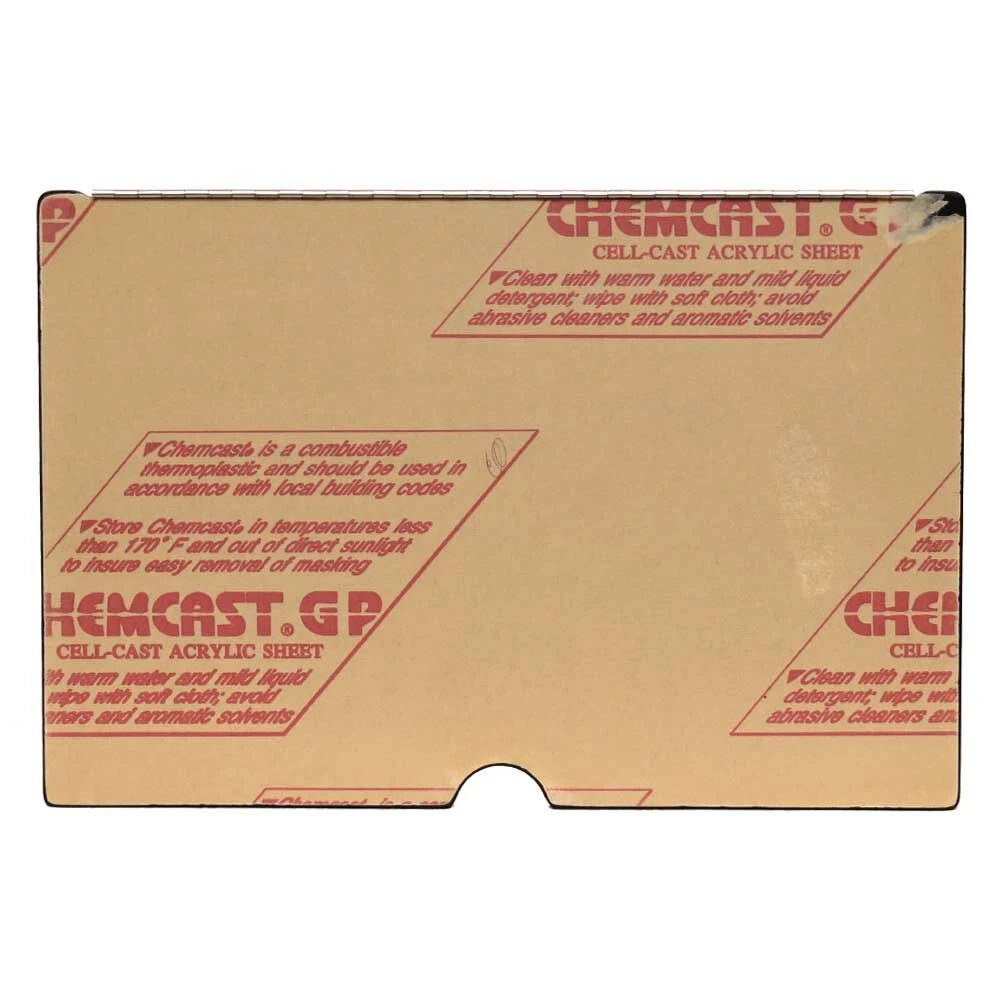 Larson Boat Wet Bar Top 8341-1015 - 13 X 20 Inch Black Plexiglass