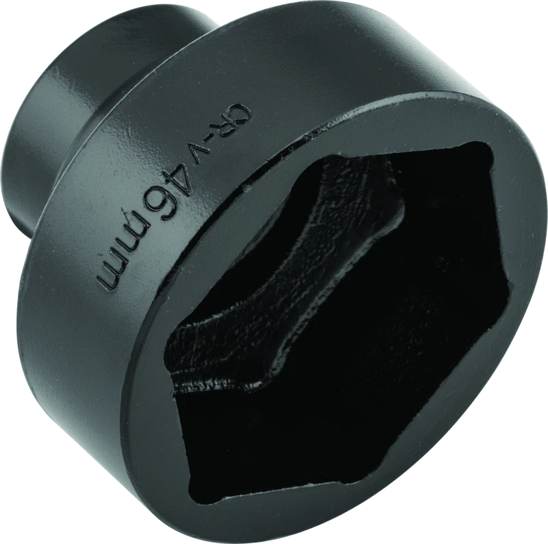 BikeMaster Fork Cap Nut Socket 46mm for Motorcycle Forks, Heavy-Duty Steel