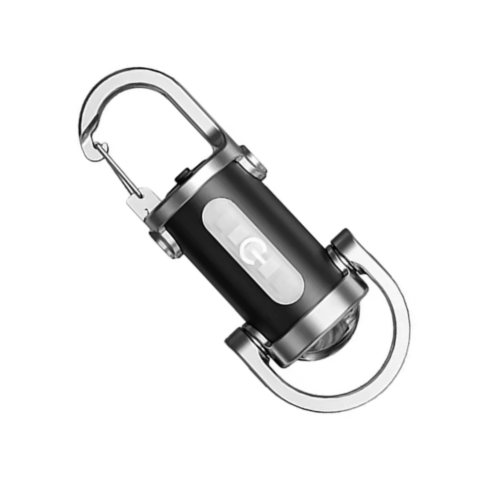 Keychain Flashlight Rechargeable 7 Modes Compact Light for Night Camping Hiking