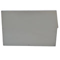Carver Boat Flat Helm Panel 5766217 - 19 1/2 Inch Silver Plastic