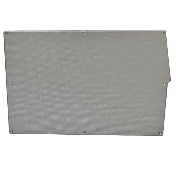 Carver Boat Flat Helm Panel 5766217 - 19 1/2 Inch Silver Plastic