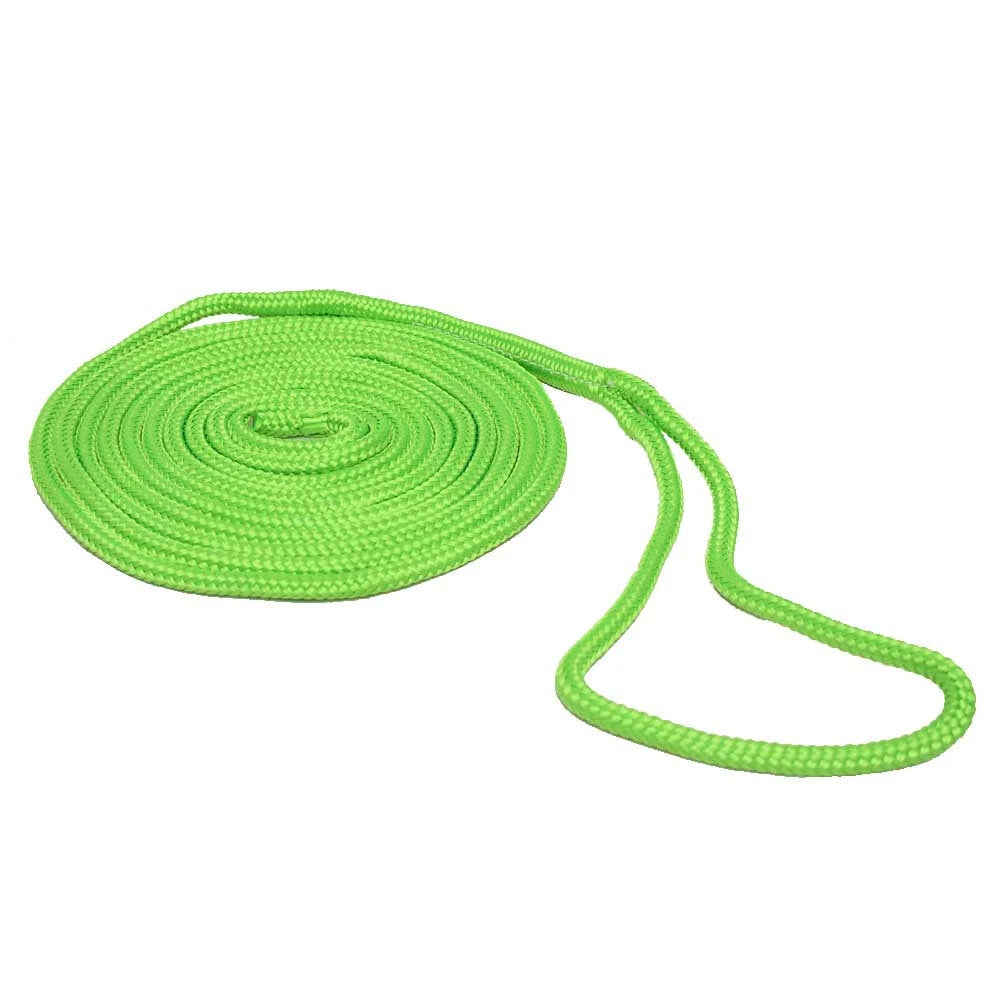 Shoreline Boat Dock Line SL91635 - 3/8 Inch X 15 FT Double Braid Green