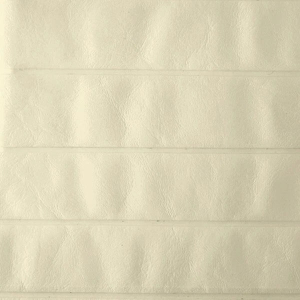 Boat Marine Auto RV Seat Vinyl - Pleated Off White (YD)
