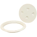 Beckson Boat Deck Plate - Yamaha 8 1/8 Inch White Inspection Hatch