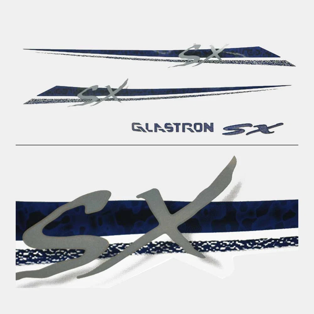 Glastron Boat Graphic Decal Sticker 05726452 - SX Blue (set of 4)
