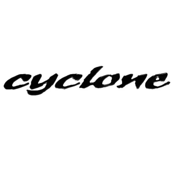 Ski Centurion Boat Raised Decal - Black Cyclone Sticker
