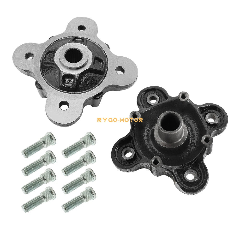 2 Rear Wheel Hubs & Studs Kit for Polaris Ranger XP 900 Ranger XP 1000 2013-2024