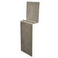 Boat Offset Piano Hinge - 12 Gauge SS 17 3/4 X 9 Inch