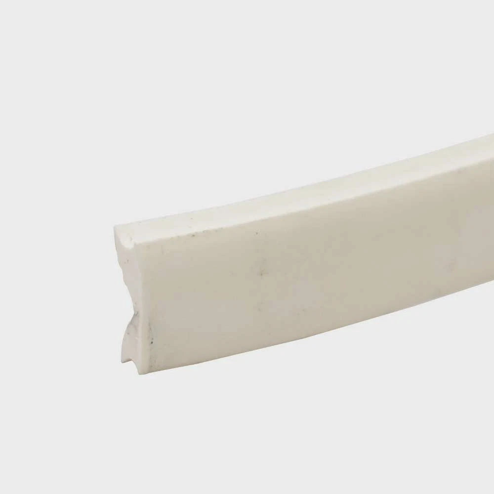 Boat Nosing Vinyl Insert 1952615 - 1 X 1/4 Inch White (FT)