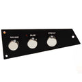 Four Winns Boat Switch Panel 025-4615 - Push Pull Black Aluminum