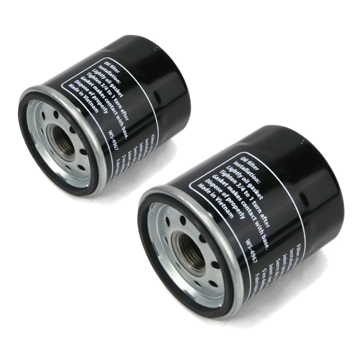 2-Pack Oil Filter Fits John Deere 717, 717A, 717E, 727, 737, 777 Zero Turn Mower