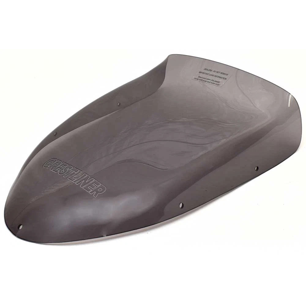 Crestliner Boat Windshield 2217036 - 15 1/4 Inch Gray Plexiglass