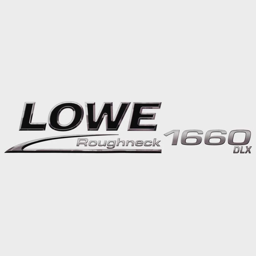 Lowe Boat Emblem Decal 2281472 - Sticker 1660 DLX Roughneck 29 3/4 in