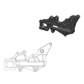 MotoMaster Rear Caliper Adapter for KTM 450 SMR 2013-2015