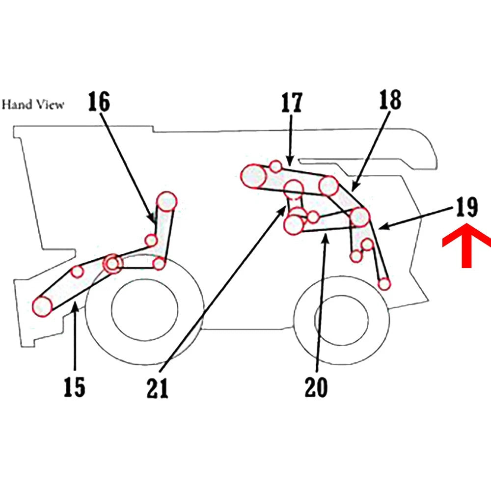 Belt H241212 Fits John Deere S650