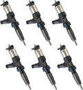 6X Common Rail Injector 370-7282 for CAT C6.6 C7.1 Engine 320E 323E Excavator